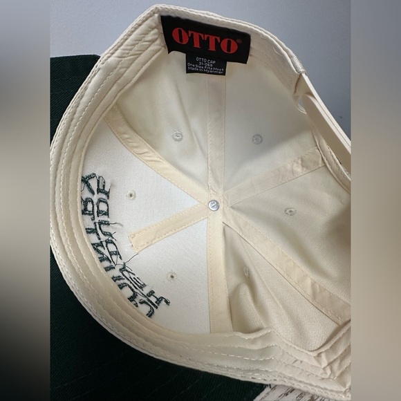 Hey Dude Country Green and Cream Party Hat - Picture 2 of 4